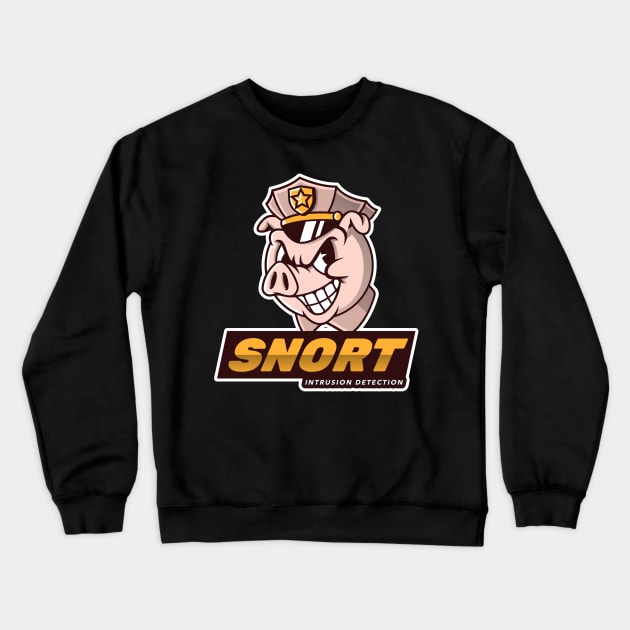 SNORT - Network Intrusion Detection - Cyber security Crewneck Sweatshirt by Cyber Club Tees